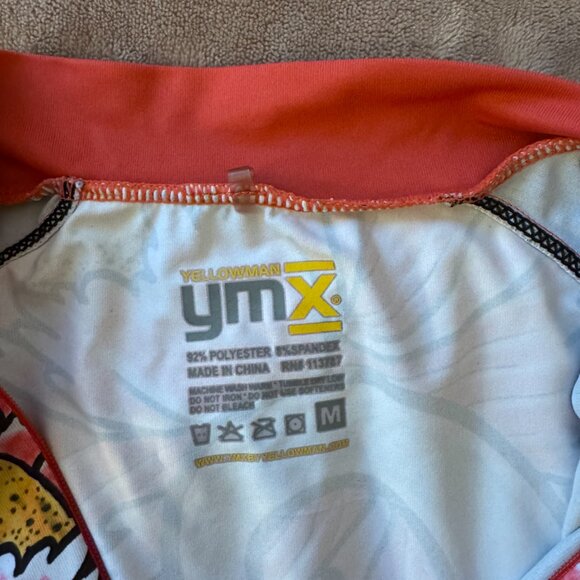 YMX Bike and Black Flower Bike Jersey with Back Pockets - Picture 2 of 3
